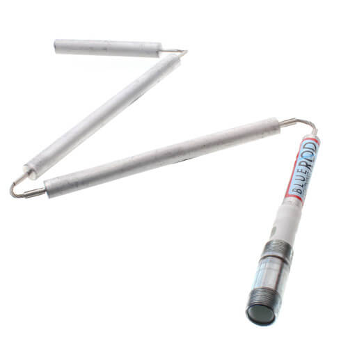 Main product image of 42" Blue Lightning Aluminum/Zinc Anode Rod, Nipple Type, Flexible (4 sections)