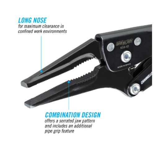 Main product image of 10" Combination Long Nose Locking Pliers