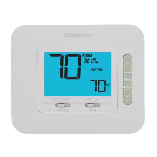 Non-Programmable 1H/1C Thermostat w/ 4.4" Display