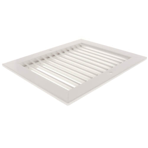 Main product image of 8" x 10" (Wall Opening Size) Steel Return Grille, 35° Fixed Blade (94A Series)