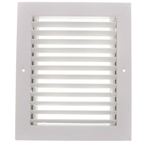 Main product image of 8" x 10" (Wall Opening Size) Steel Return Grille, 35° Fixed Blade (94A Series)
