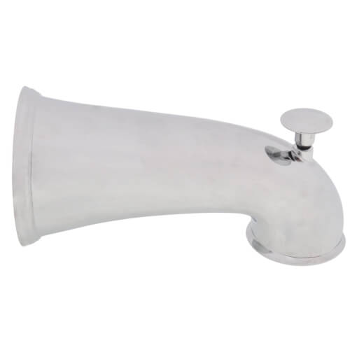 Main product image of 6" Decorative Tub Spout with Pull Up Diverter in Chrome