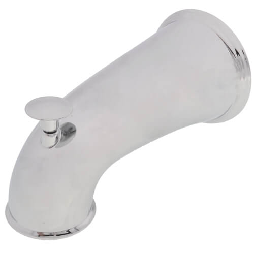 Main product image of 6" Decorative Tub Spout with Pull Up Diverter in Chrome