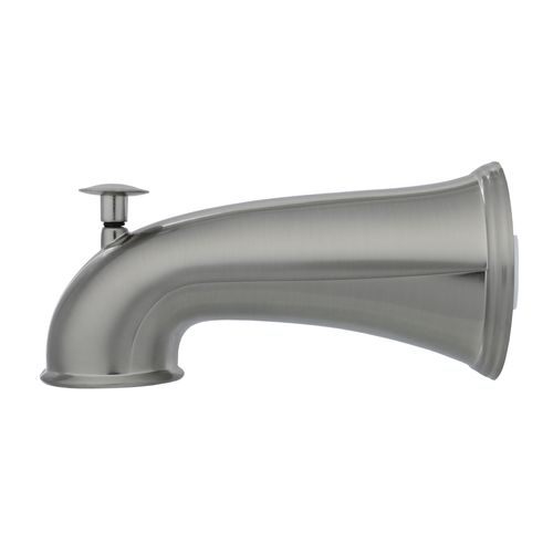 Main product image of 6" Decorative Tub Spout with Pull Up Diverter (Brushed Nickel)