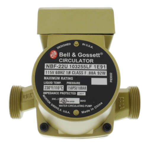 103255LF Bell & Gossett 103255LF 1/25 HP, NBF22U Bronze Circulator