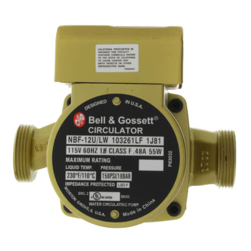 Main product image of 1/40 HP, NBF-12U/LW Bronze Circulator Pump, Lead Free
