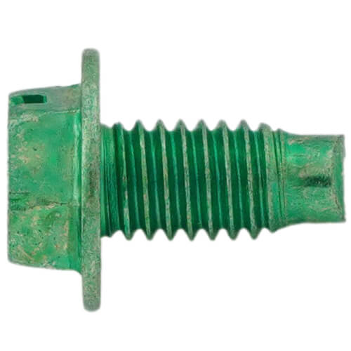 Main product image of #10-32 x 3/8" Hex Head Multi-Drive Ground Screw w/Leader Point (Pack of 100)