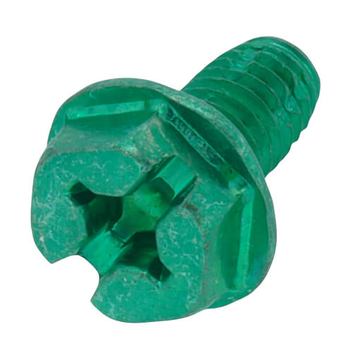 Main product image of #10-32 x 3/8" Hex Head Multi-Drive Ground Screw w/Thread Cutting Point (Pack of 100)