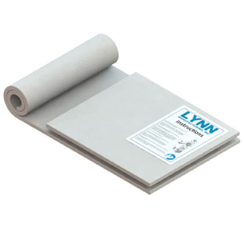 Main product image of Wet Ceramic Fiber Blanket, 2300F Rated, Lynn Kit B, (48"x 14" x 1/2" & 14” x 16” x 1/2"), 1033