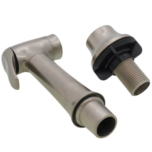 Single-Handle Pull-Out Sprayer Kitchen Faucet Side Spray w/ Guide (Brushed Nickel)