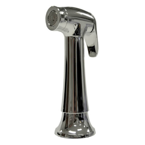 Single-Handle Pull-Out Sprayer Kitchen Faucet Side Spray w/ Guide (Brushed Nickel)