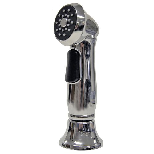 Main product image of Single-Handle Premium Pull-Out Sprayer Kitchen Faucet Side Spray w/ Guide (Chrome)