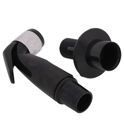 Main product image of Single-Handle Economy Pull-Out Sprayer Kitchen Faucet Side Spray w/ Guide (Black)