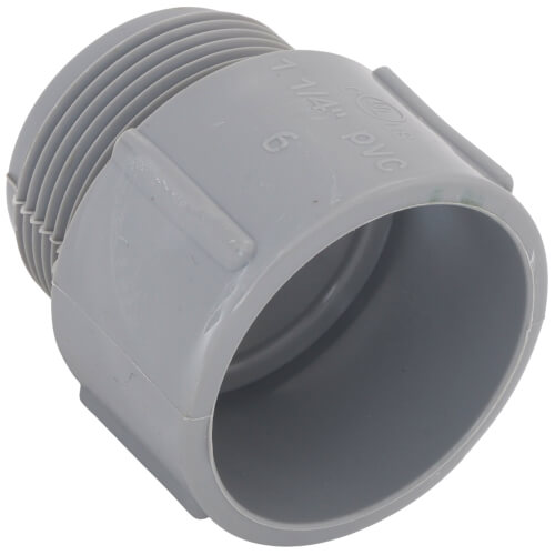 Main product image of 1-1/4" PVC Sch. 40 Male x Socket Adapter