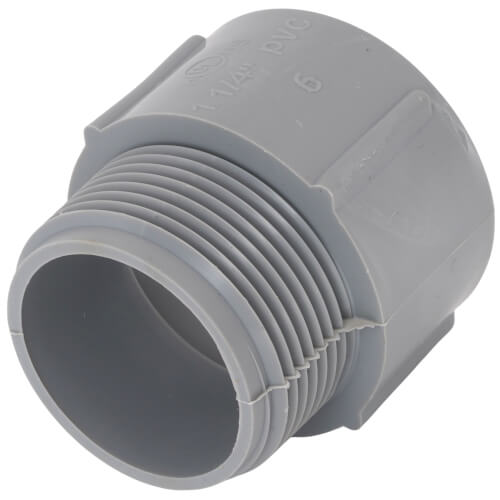 Main product image of 1-1/4" PVC Sch. 40 Male x Socket Adapter