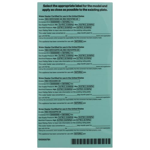 Main product image of LP to NG Conversion Kit, 104000309