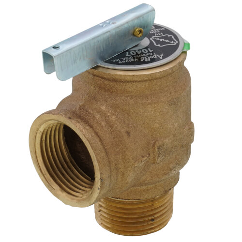 Main product image of 3/4" MNPT x 3/4 FNPT RVW40 535,000 BTU Bronze Relief Valve (30 psi)