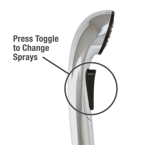 Main product image of Single-Handle Pull-Out Sprayer Kitchen Faucet Spray Head (Chrome), 10408