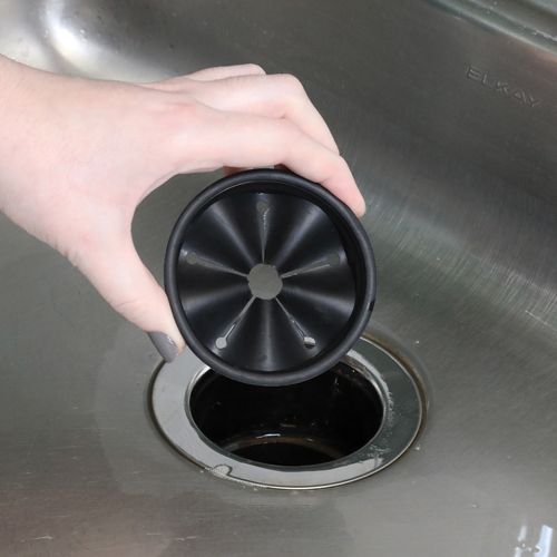 Main product image of 3-9/20" Garbage Disposal Splash Guard (Black)