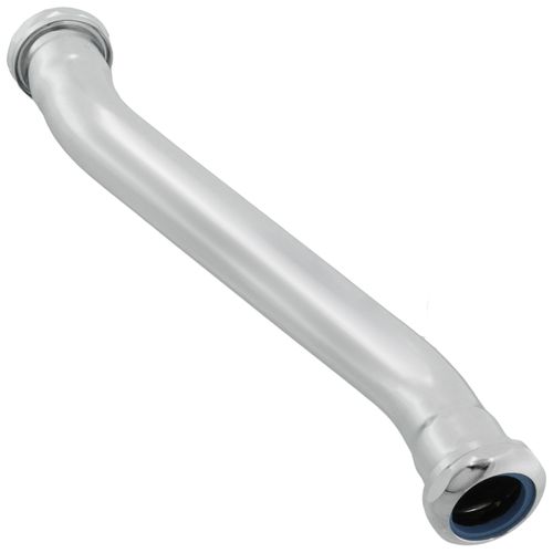 Main product image of 1-1/4" Double Slip Joint Trap Offset w/ Brass Nut, 17 GA