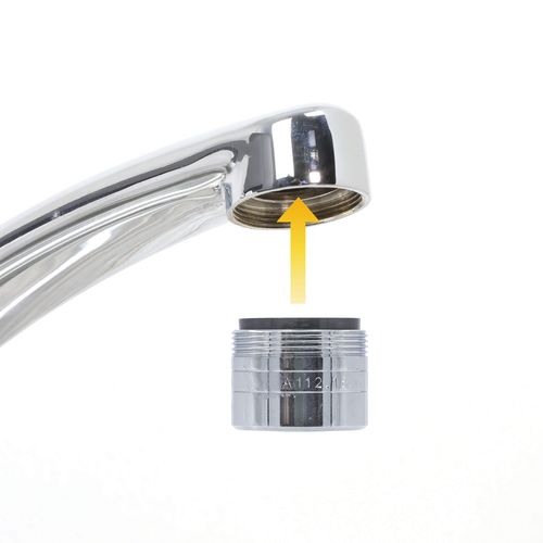 Main product image of Chrome Plated Male x Female, Dual Thread Faucet Aerator, 1.5 GPM