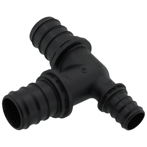 Main product image of 3/4" x 1/2" x 3/4" Poly EVERLOC+ Tee