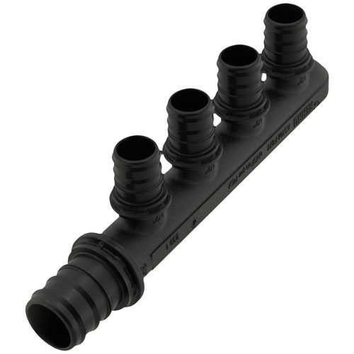Main product image of EVERLOC+ Poly Closed-end Multi-Port Tee, 4 Outlets, 3/4" x 1/2"