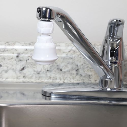Main product image of 1.5 GPM Dual Thread Swivel Sprayrator  (White)