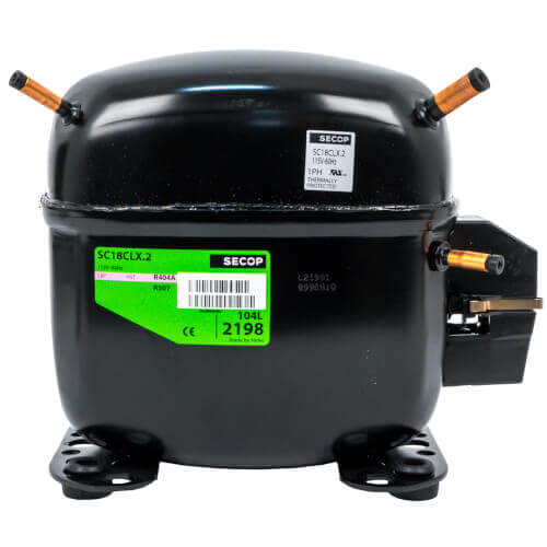 Main product image of 1 PH, R-404A/R-507 Compressor, 3795 BTU (208/230V)