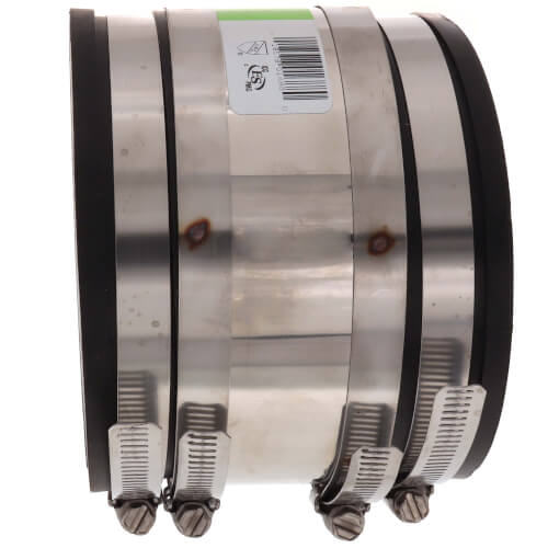 4" x 4" Strong Back PVC Shielded Coupling (Asbestos or Ductile Iron to Cast Iron or PVC)