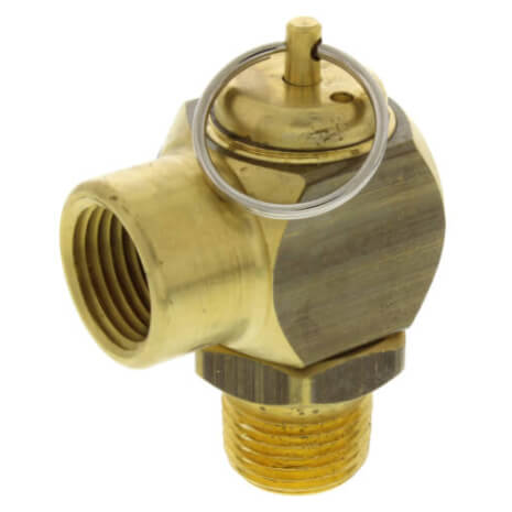 Main product image of 1/2" MNPT x 1/2" FNPT RVS52 205 LBS/HR Steam Safety Relief Valve (25 psi)