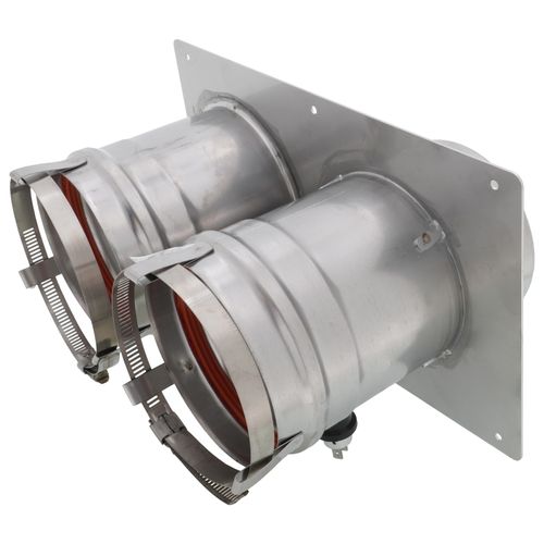 Main product image of 4" Vent/4" Combustion Air CPVC/PVC Connector with Flue Temperature Sensor and Sensor Cap, 105133-03