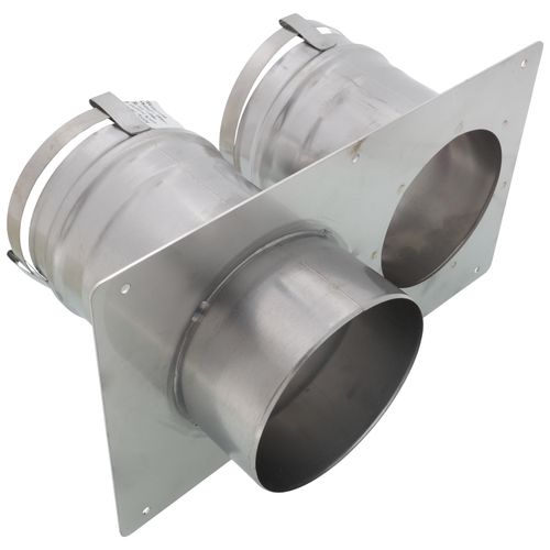 Main product image of 4" Vent/4" Combustion Air CPVC/PVC Connector with Flue Temperature Sensor and Sensor Cap, 105133-03