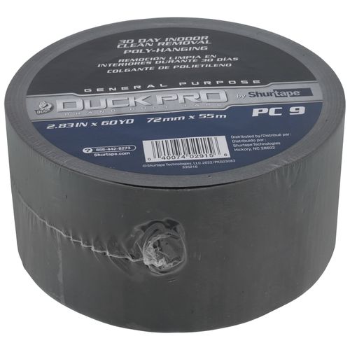 Main product image of PC 009C Black Contractor Grade Duct Tape (3" x 180')