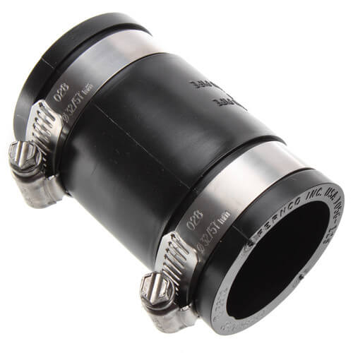 Main product image of 1-1/4" x 1-1/4" Flexible Coupling Drain Pipe (Cast Iron or PVC to Cast Iron or PVC)