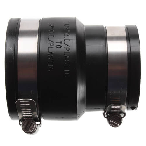 Main product image of 2" x 1-1/2" Flexible Coupling (Cast Iron or PVC to Cast Iron or PVC)