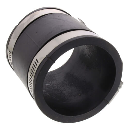 Main product image of 2-1/2" x 2-1/2" Flexible Coupling (Connects Cast Iron, PVC, Steel or Lead)