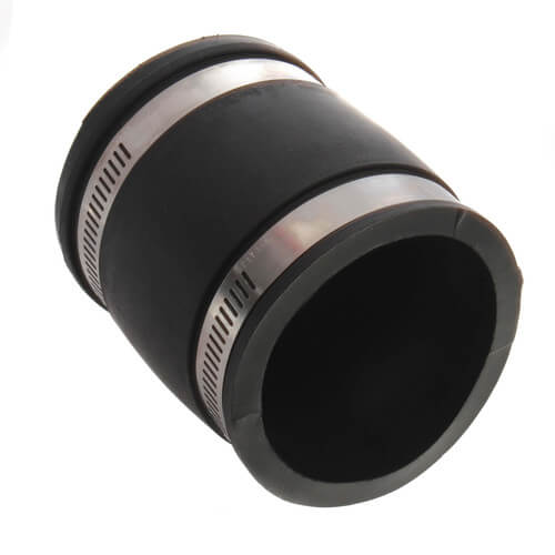 Main product image of 2-1/2" x 1-1/4" Flexible Coupling (Connects Cast Iron, PVC, Steel or Lead)