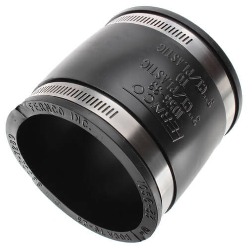 Main product image of 3" x 3" Flexible Coupling (Connects Cast Iron, PVC, Steel or Lead)
