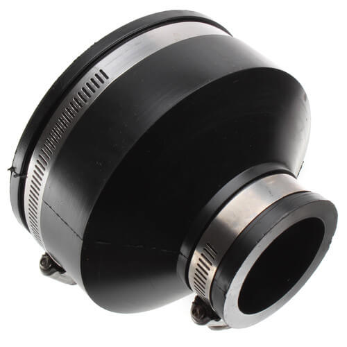 Main product image of 4" x 1-1/2" Flexible Coupling (Connects Cast Iron, PVC, Steel or Lead)