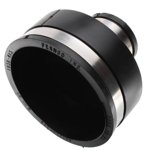 Main product image of 4" x 1-1/2" Flexible Coupling (Connects Cast Iron, PVC, Steel or Lead)