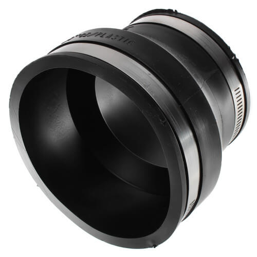 Main product image of 4" x 3" Flexible Coupling (Connects Cast Iron, PVC, Steel or Lead)