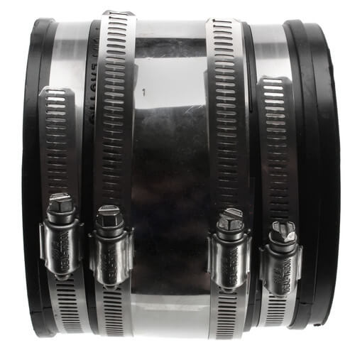 105643SR Fernco 105643SR 4" x 3" Shear Ring Coupling (Cast Iron