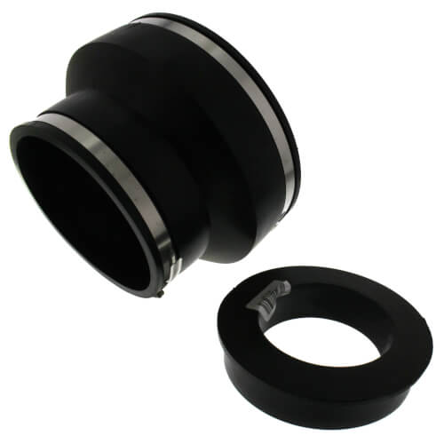 Main product image of 8" x 4" Flexible Coupling (Connects Cast Iron, PVC, Steel or Lead)