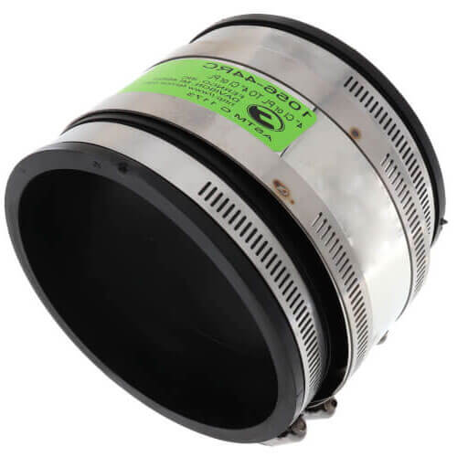 Main product image of 8" x 8" Strong Back PVC Shielded Coupling (Connects Cast Iron, PVC, Copper, Steel or Lead)
