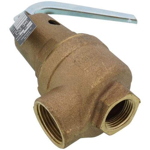 Main product image of 3/4" FNPT x 1" FNPT RVW61 1,418,000 BTU Bronze Hot Water Relief Valve (50 psi)
