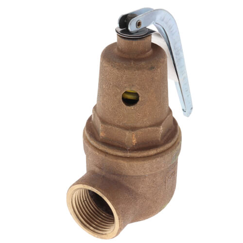 Main product image of 3/4" FNPT x 1" FNPT RVW61 2,536,000 BTU Bronze Hot Water Relief Valve (100 psi)