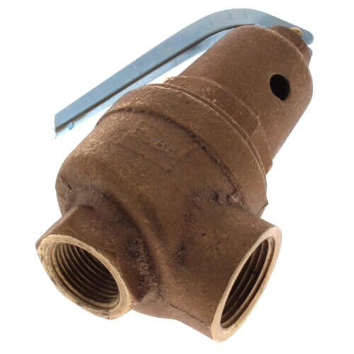 Main product image of 3/4" FNPT x 1" FNPT RVW61 3,655,000 BTU Bronze Hot Water Relief Valve (150 psi)
