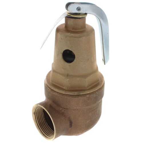 Main product image of 1" FNPT x 1-1/4" FNPT RVW61 2,295,000 BTU Bronze Hot Water Relief Valve (50 psi)