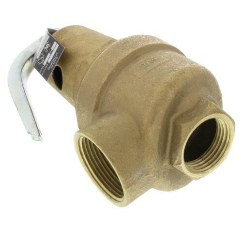 Main product image of 1" FNPT x 1-1/4" FNPT RVW61 6,278,000 BTU Bronze Hot Water Relief Valve (160 psi)